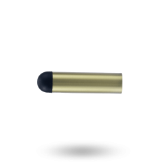 VIVID A300 WALL MOUNTED DOOR STOP 75MM X 19MM SATIN BRASS