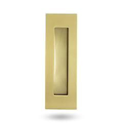 VIVID FLUSH PULL SQUARE 150MM X 50MM SATIN BRASS