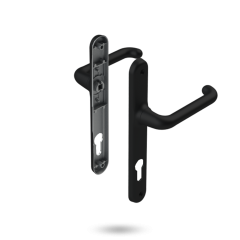 VERONA HANDLE SET - STANDARD LOCKING BLACK