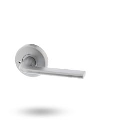 VELOCITY SML 55MM RND ROSE PRIVACY SET - L4 GLIDE SATIN CHROME
