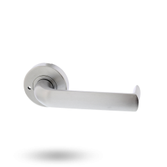 VELOCITY SML 55MM RND ROSE PRIVACY SET - L5 ACCESSION SATIN CHROME