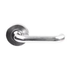 VELOCITY SML 55MM RND ROSE DUMMY HALF SET - 37 GIDGEE SATIN CHROME