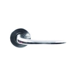 VELOCITY SML 55MM RND ROSE DUMMY HALF SET - L1 SUMMIT SATIN CHROME