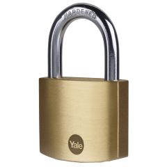 YALE PADLOCK BRASS 50MM