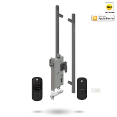 YALE ASSURE KEYED SMART-READY LOCK WITH APEX 142 ENTRANCE SET MATT BLACK