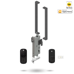 YALE ASSURE KEYED SMART-READY LOCK WITH APEX 143 ENTRANCE SET MATT BLACK