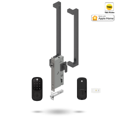 YALE ASSURE KEYED SMART-READY LOCK WITH APEX 146 ENTRANCE SET MATT BLACK