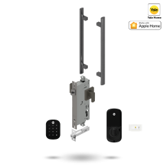 YALE ASSURE SL SMART-READY LOCK WITH APEX 141 ENTRANCE SET MATT BLACK