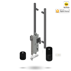 YALE ASSURE SL SMART-READY LOCK WITH APEX 142 ENTRANCE SET MATT BLACK