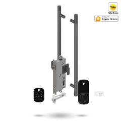 YALE ASSURE SL SMART-READY LOCK WITH APEX 142 ENTRANCE SET MATT BLACK