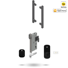 YALE ASSURE SL SMART-READY LOCK WITH APEX 145 ENTRANCE SET MATT BLACK