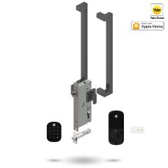 YALE ASSURE SL SMART-READY LOCK WITH APEX 146 ENTRANCE SET MATT BLACK
