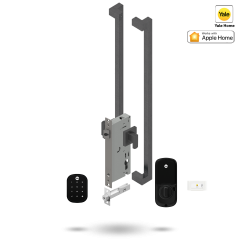YALE ASSURE SL SMART-READY LOCK WITH APEX 146 ENTRANCE SET MATT BLACK