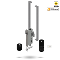 YALE ASSURE SL SMART-READY LOCK WITH APEX 143 ENTRANCE SET MATT BLACK