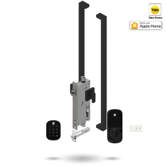 YALE ASSURE SL SMART-READY LOCK WITH APEX 143 ENTRANCE SET MATT BLACK