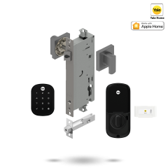 YALE ASSURE SL SMART-READY LOCK WITH APEX SQUARE LEVER MATT BLACK