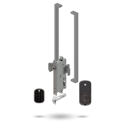YALE ASSURE SL SMART-READY LOCK WITH APEX 143 ENTRANCE SET OIL RUBBED BRONZE