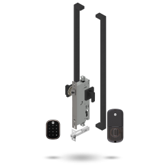 YALE ASSURE SL SMART-READY LOCK WITH APEX 143 ENTRANCE SET OIL RUBBED BRONZE