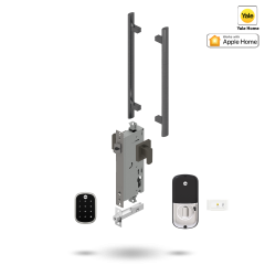 YALE ASSURE SL SMART-READY LOCK WITH APEX 141 ENTRANCE SET SATIN NICKEL