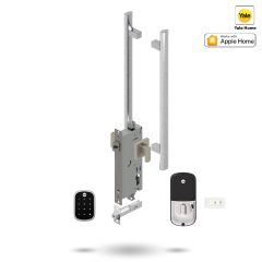 YALE ASSURE SL SMART-READY LOCK WITH APEX 141 ENTRANCE SET SATIN NICKEL