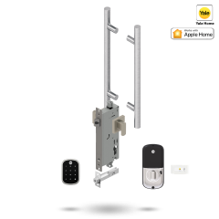 YALE ASSURE SL SMART-READY LOCK WITH APEX 142 ENTRANCE SET SATIN NICKEL