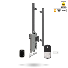YALE ASSURE SL SMART-READY LOCK WITH APEX 142 ENTRANCE SET SATIN NICKEL