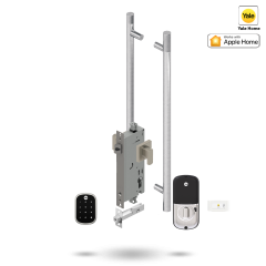 YALE ASSURE SL SMART-READY LOCK WITH APEX 142 ENTRANCE SET SATIN NICKEL