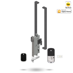 YALE ASSURE SL SMART-READY LOCK WITH APEX 143 ENTRANCE SET SATIN NICKEL