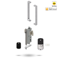YALE ASSURE SL SMART-READY LOCK WITH APEX 143 ENTRANCE SET SATIN NICKEL