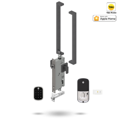 YALE ASSURE SL SMART-READY LOCK WITH APEX 143 ENTRANCE SET SATIN NICKEL