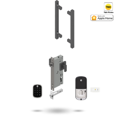 YALE ASSURE SL SMART-READY LOCK WITH APEX 145 ENTRANCE SET SATIN NICKEL