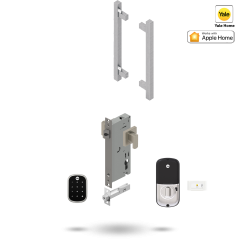 YALE ASSURE SL SMART-READY LOCK WITH APEX 145 ENTRANCE SET SATIN NICKEL
