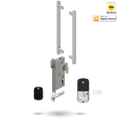 YALE ASSURE SL SMART-READY LOCK WITH APEX 145 ENTRANCE SET SATIN NICKEL