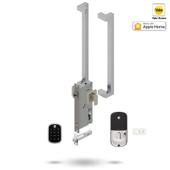 YALE ASSURE SL SMART-READY LOCK WITH APEX 146 ENTRANCE SET SATIN NICKEL