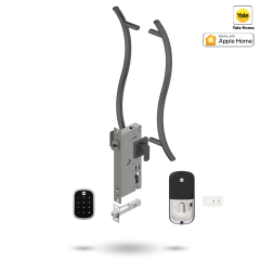 YALE ASSURE SL SMART-READY LOCK WITH APEX 147 ENTRANCE SET SATIN NICKEL