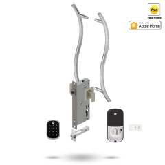 YALE ASSURE SL SMART-READY LOCK WITH APEX 147 ENTRANCE SET SATIN NICKEL