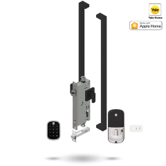 YALE ASSURE SL SMART-READY LOCK WITH APEX 143 ENTRANCE SET SATIN NICKEL