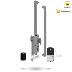 YALE ASSURE SL SMART-READY LOCK WITH APEX 143 ENTRANCE SET SATIN NICKEL