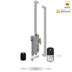 YALE ASSURE SL SMART-READY LOCK WITH APEX 143 ENTRANCE SET SATIN NICKEL