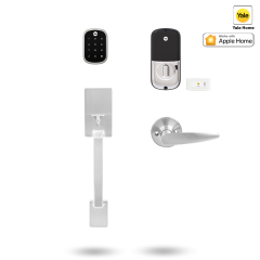 YALE ASSURE SL SMART-READY LOCK WITH ALEXANDER GRIPSET SATIN NICKEL