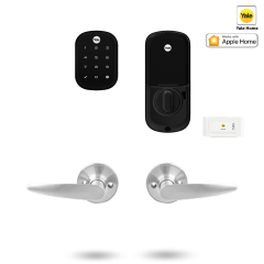 YALE ASSURE SL SMART-READY LOCK WITH HAWTHRON LEVER MATT BLACK