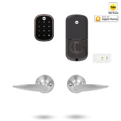 YALE ASSURE SL SMART-READY LOCK WITH HAWTHRON LEVER OIL RUBBED BRONZE