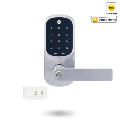YALE ASSURE KEYED DIGITAL LEVER LOCK SMART-READY - LEVER L3 SATIN NICKEL