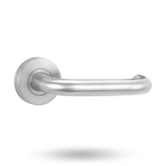 LEVER 2 PASSAGE SET NO LATCH STAINLESS STEEL