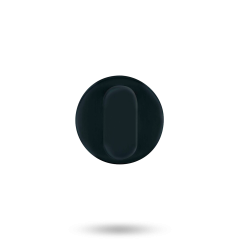 STANDARD TURNKNOB ESCUTCHEON BLACK BLACK