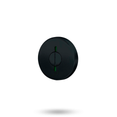 PRIVACY INDICATING EMERGENCY TURN ESCUTHEON BLACK BLACK
