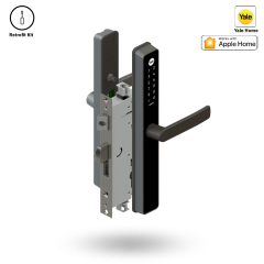 UNITY SLIM SMART LOCK 50BS 4PT LT - ALU RETROFIT NO RODS
