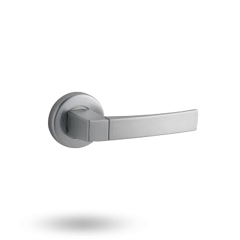 VELOCITY SML 55MM RND ROSE PASSAGE SET - URBO SATIN CHROME PEARL