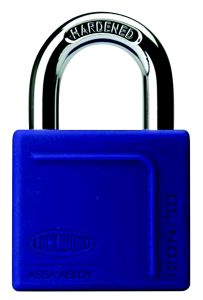 120N SERIES PADLOCK 50MM WITH 32MM SHACKLE WITH SILICON JACKET DP DARK BLUE