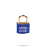 110 SERIES MARINE PADLOCK 25MM WITH 15MM BRASS SHACKLE BLUE JACKET NDP